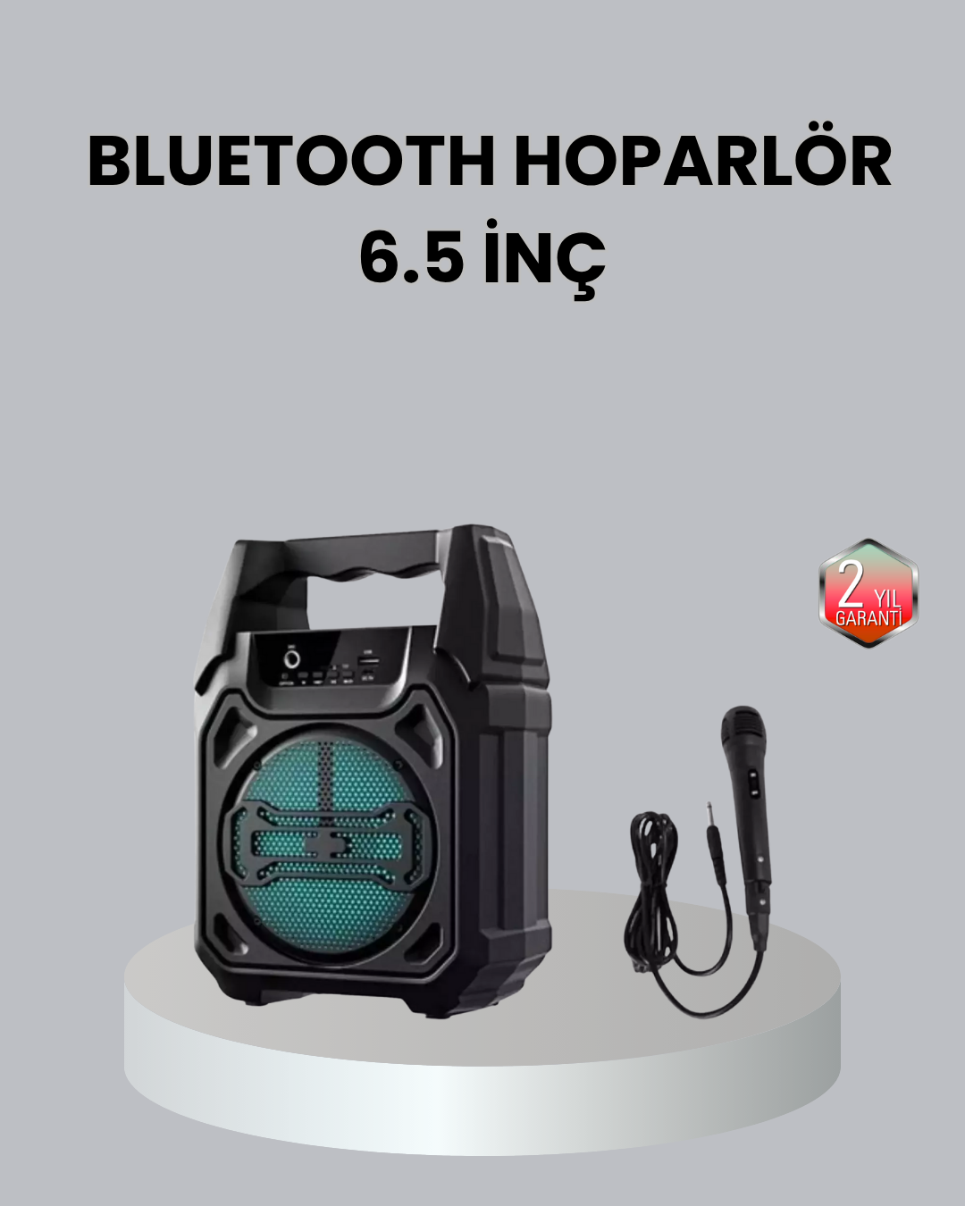 10W Gücünde Kablosuz Hoparlör – Şarjlı, FM Radyolu ve Taşınabilir