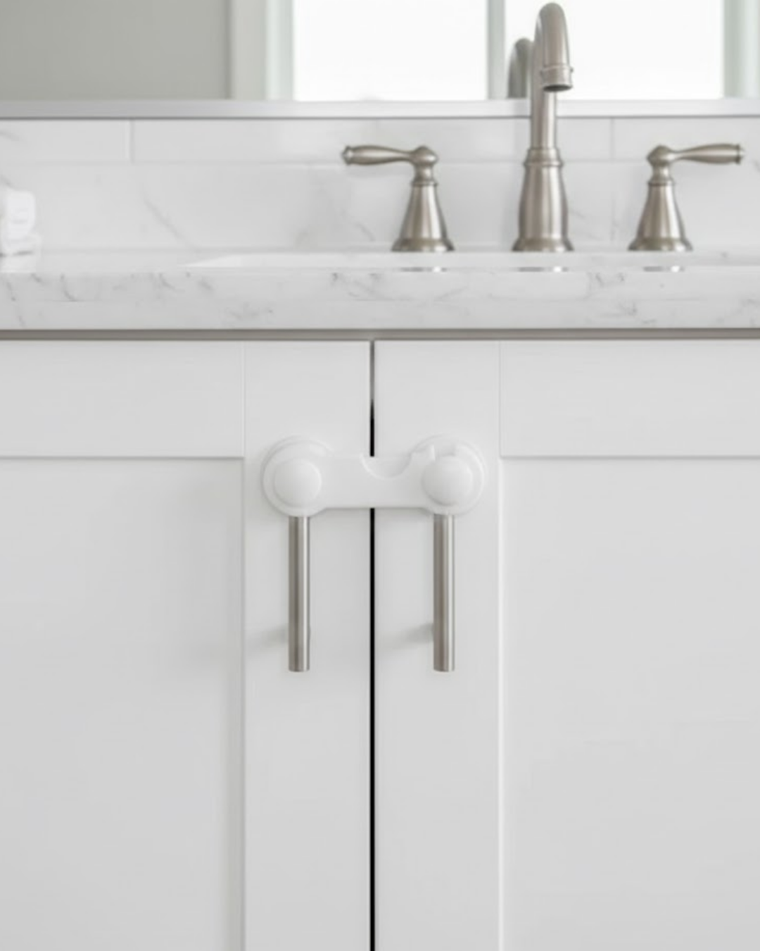 4 Adet Dolap ve Çekmece Emniyet Kilidi Çift Taraflı Bantlı Güvenli Tasarım