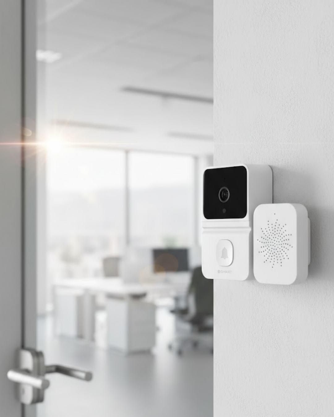 Akıllı Ev Uyumlu Kapı Zili 800mAh Bataryalı Gece Görüşlü