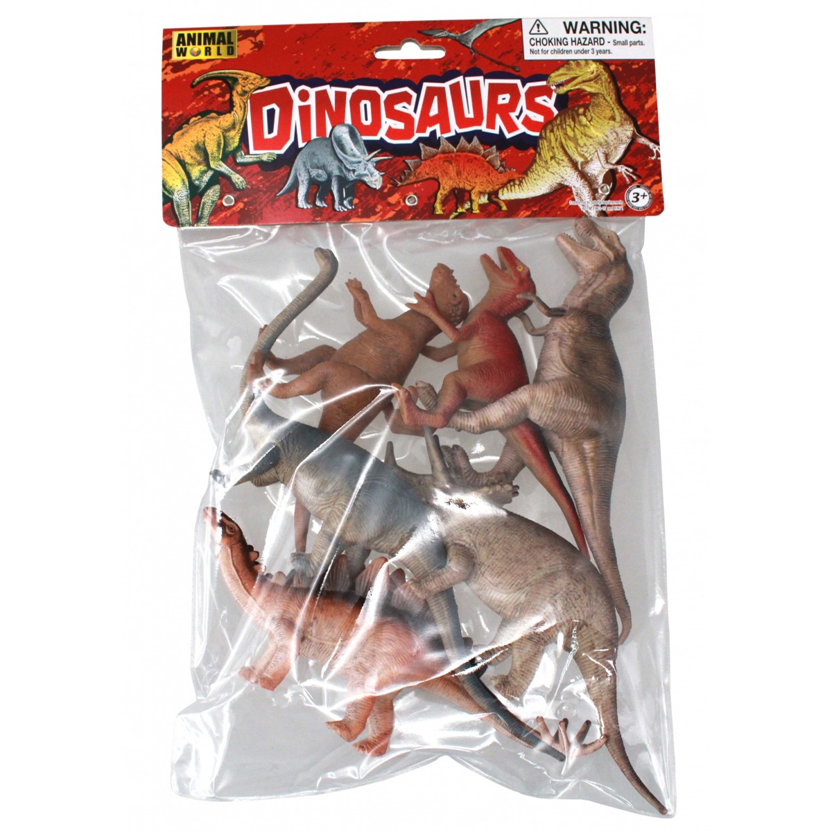 Comfymax Animal World 6 Parça 8 inch Dinozor Oyun Seti