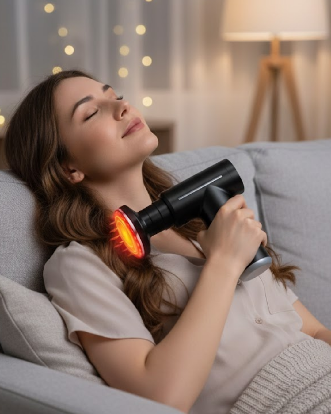 Spor Sonrası Kas Gevşetici Masaj Cihazı Çift Fonksiyonlu