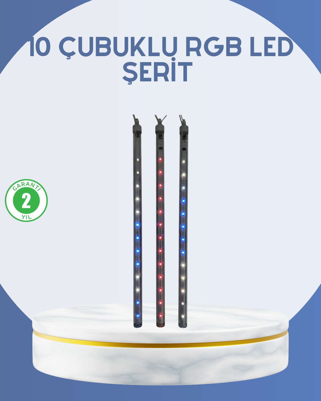 Dış Mekan LED Kayan Yıldız Işığı 10 Çubuk Aydınlatma