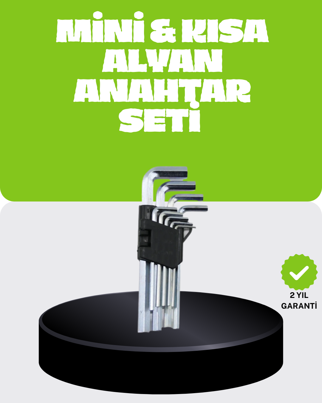 9 Parça Alyan Anahtar Seti Bisiklet Mobilya ve Otomotiv Uyumlu