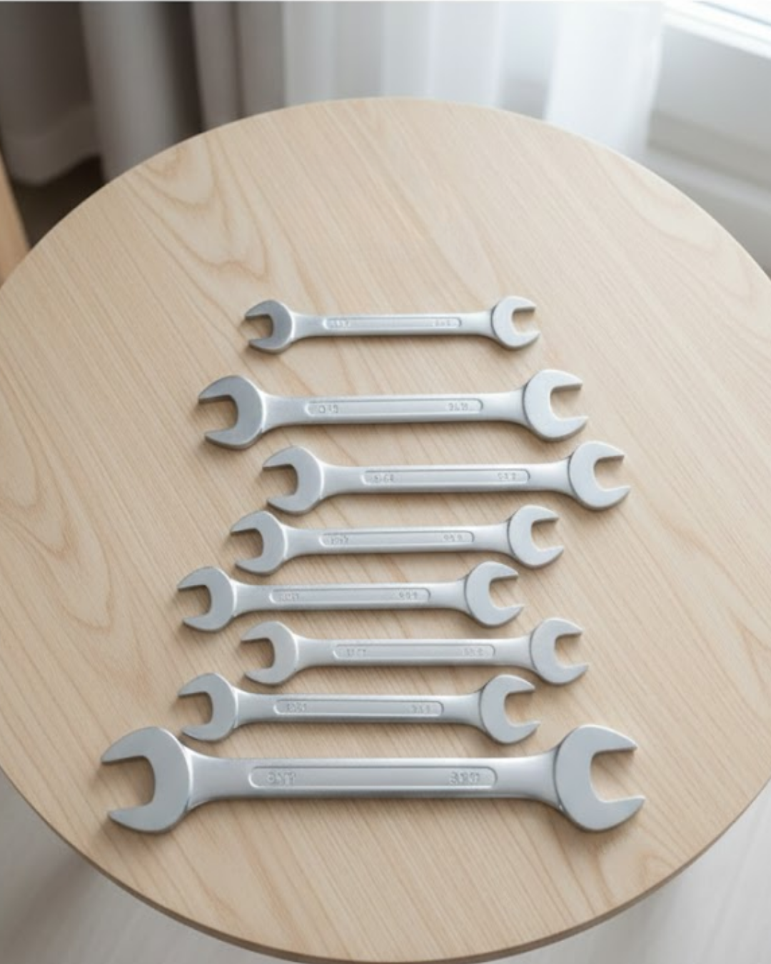 Açık Ağız Kombine Anahtar Seti 8 Ölçü Dayanıklı Yapı